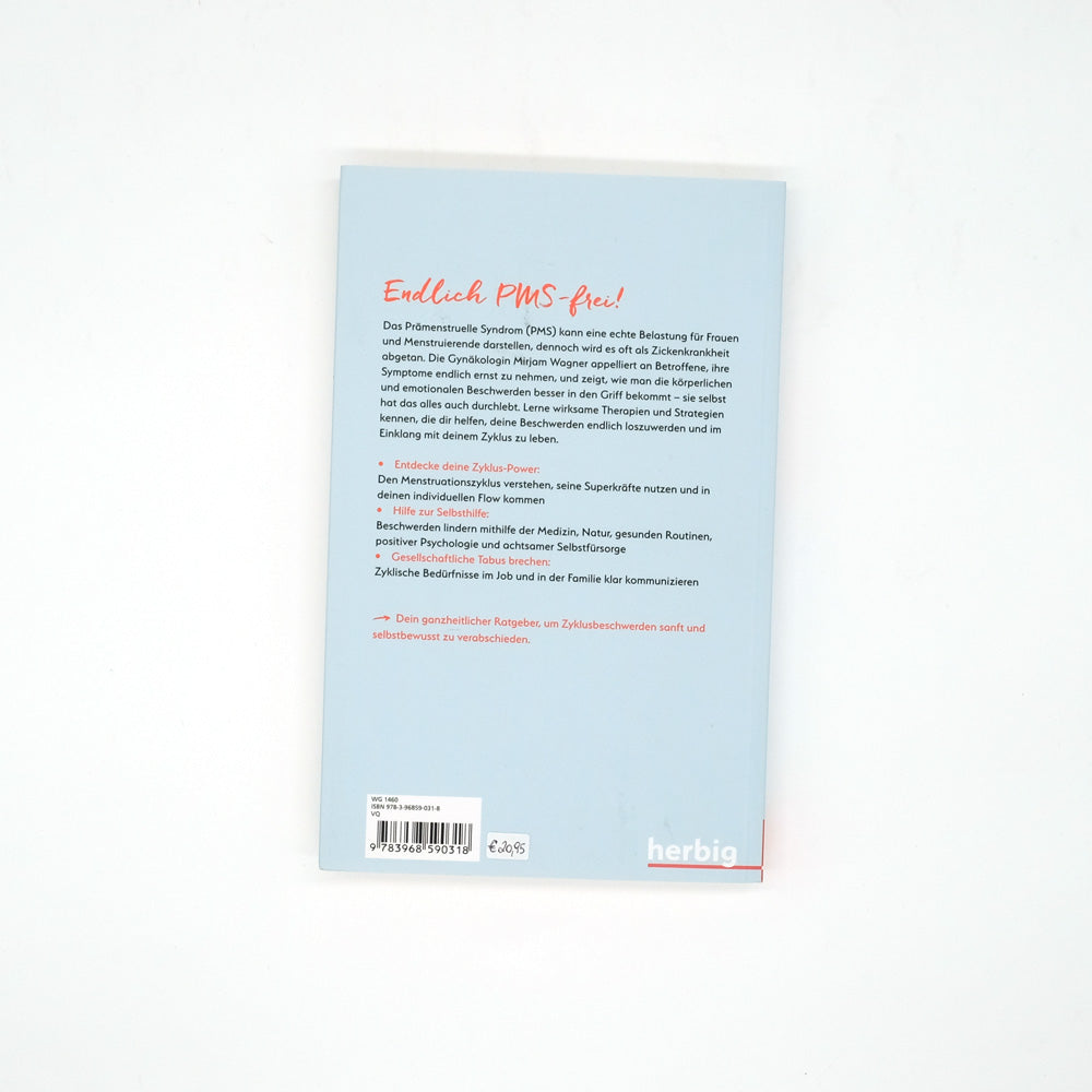 Buch "Mein PMS und ich" von Mirjam Wagner - Rückseite