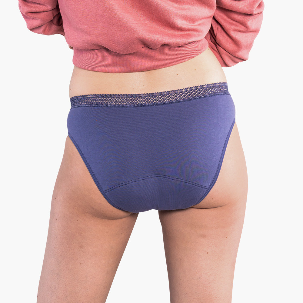 Organic Slip blau von Selenacare - hinten