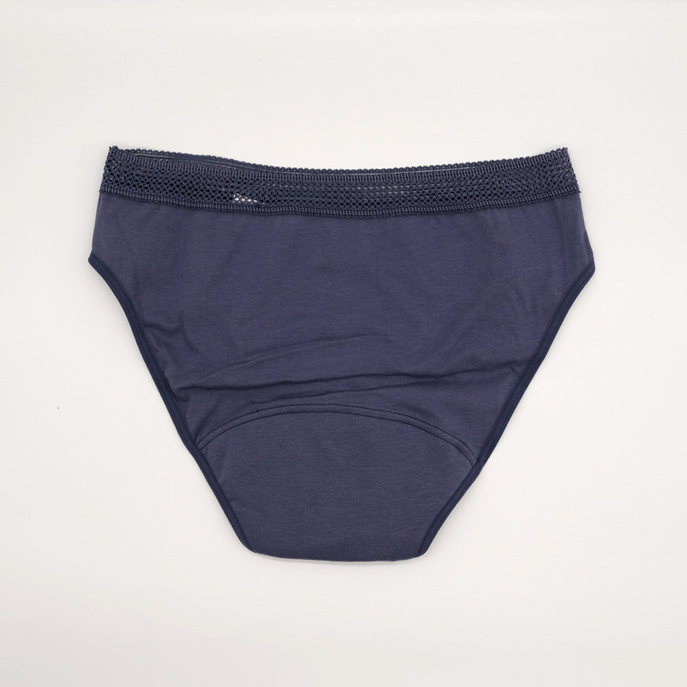 Organic Slip blau von Selenacare - hinten
