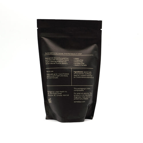 somedays - Badesalz Solace Soak - Rückseite