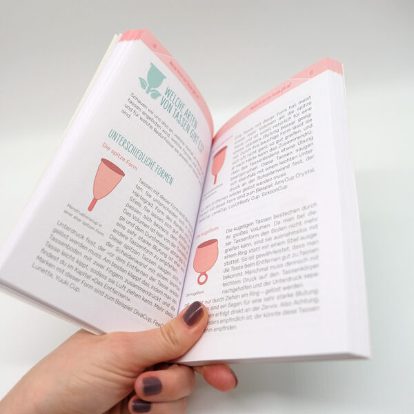 Buch "Die Menstruationstasse" Inhalt Beispiel